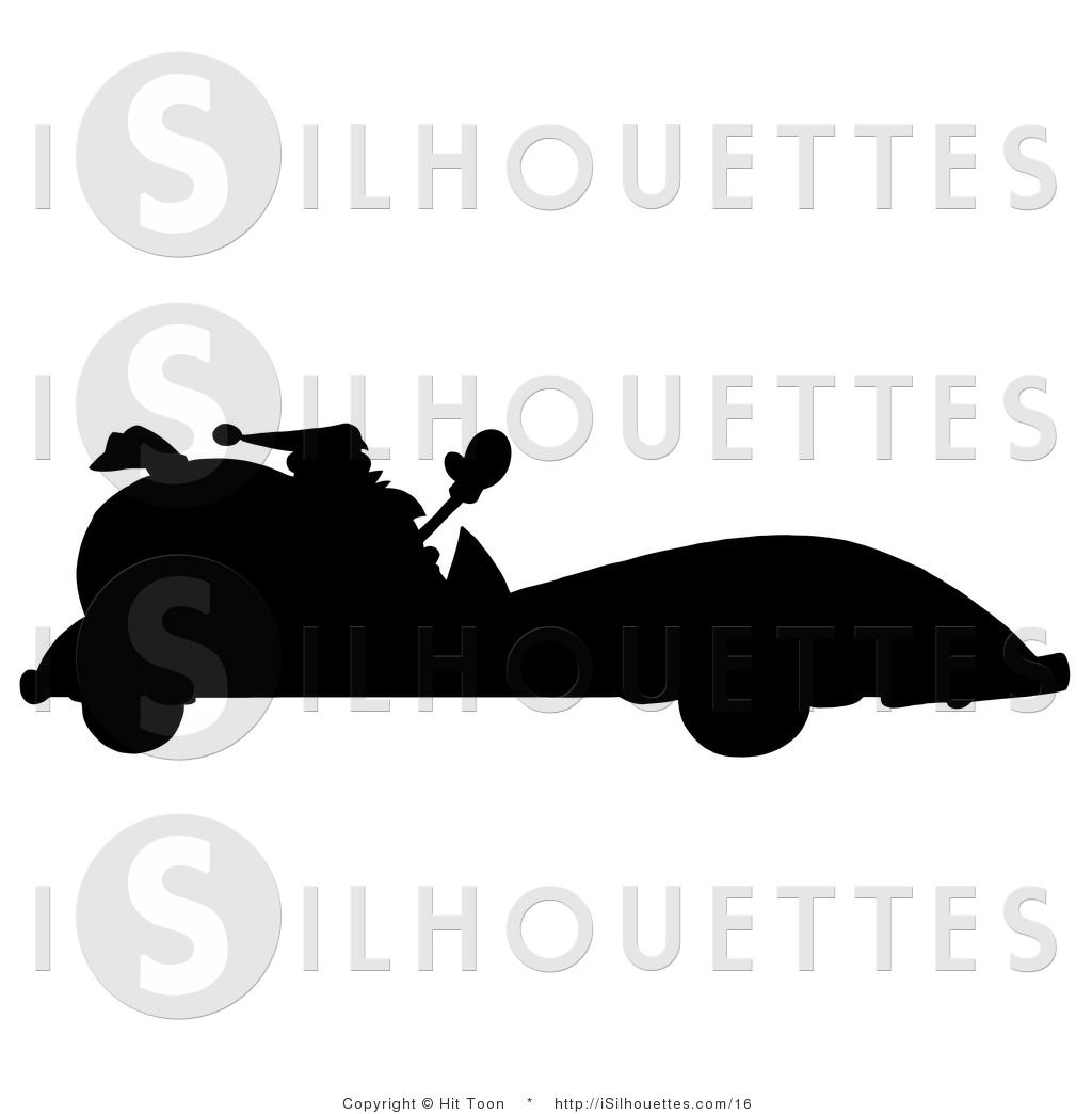 1024x1044 Silhouette Vector Clipart Of A Black Silhouette Of Santa Claus