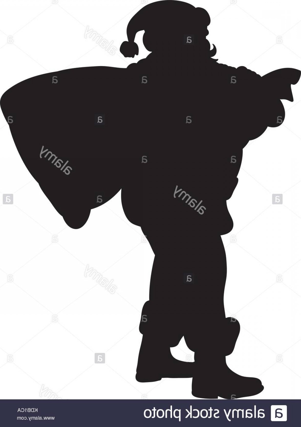 1176x1668 Stock Image Santa Claus Silhouette Christmas Holiday Vector