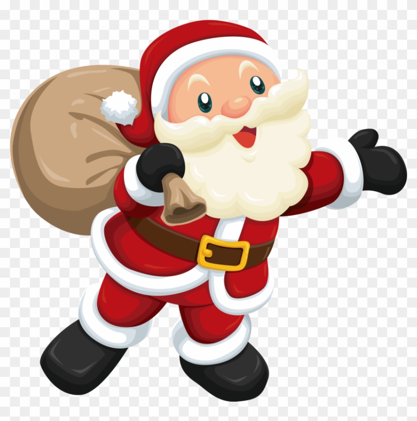 840x849 Download Cute Santa Claus Vector Png Images Background
