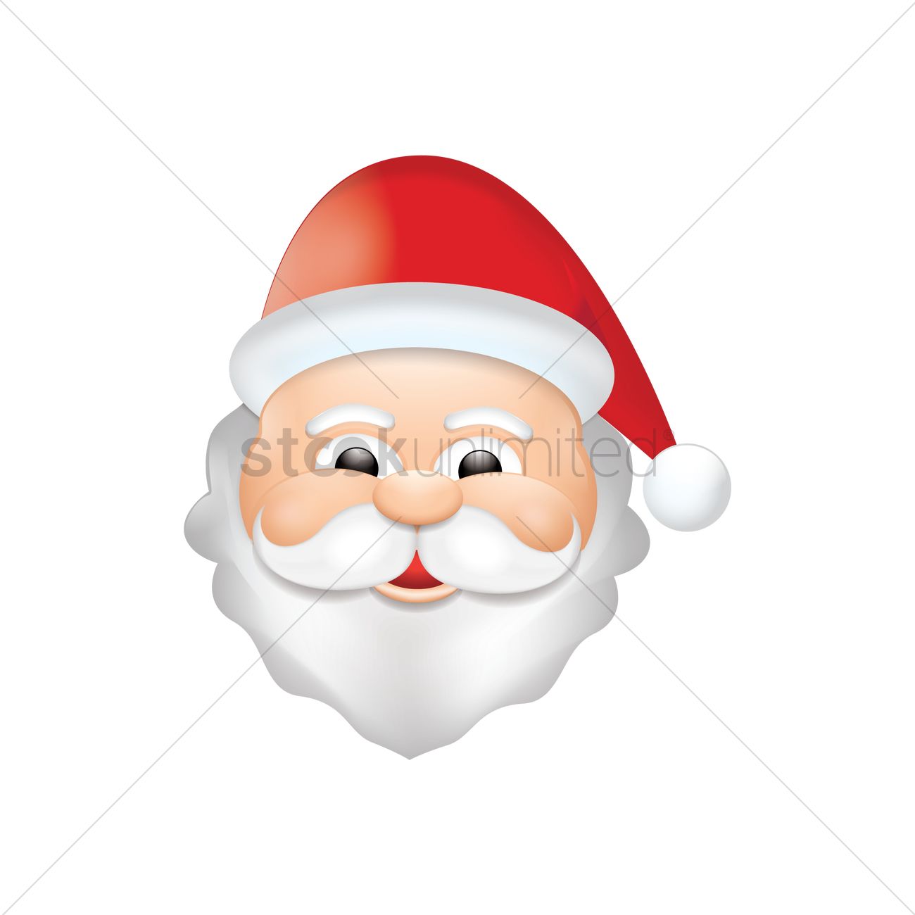 1300x1300 Santa Claus Vector Image