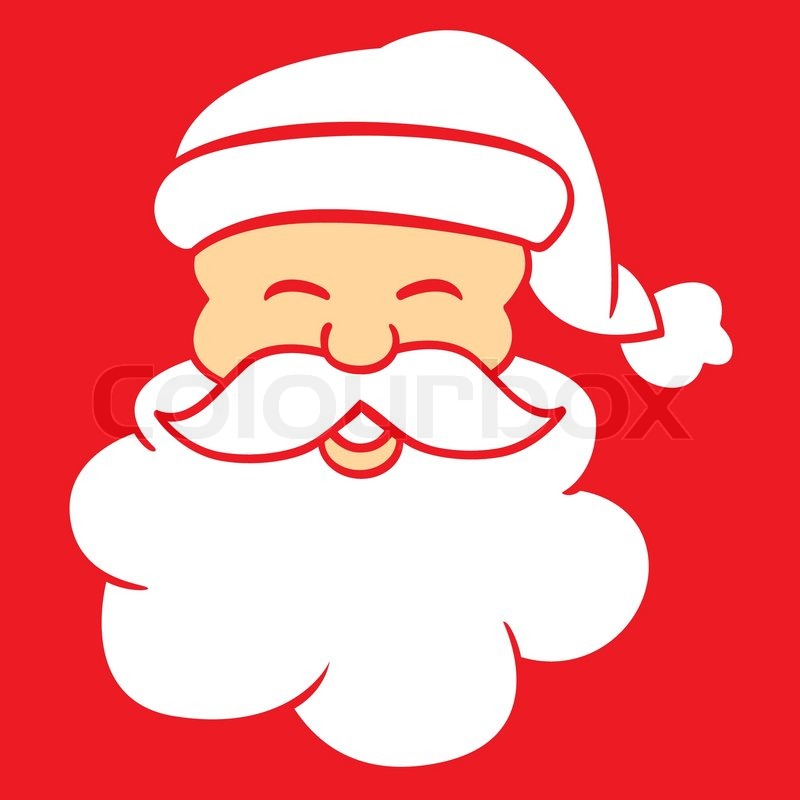 800x800 Santa Claus Vector Stock Vector Colourbox