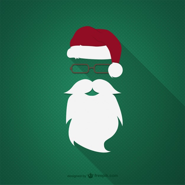 Hipster Santa Face Free Vector Free Vectors Ui Download 626x626 Hipster Santa Face Free Vector Free Vectors Ui Download