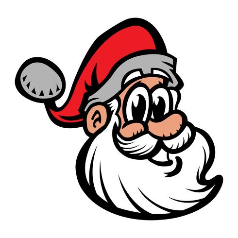 Santa Claus Face Vector Illustration 490x490 Santa Claus Face Vector Illustration