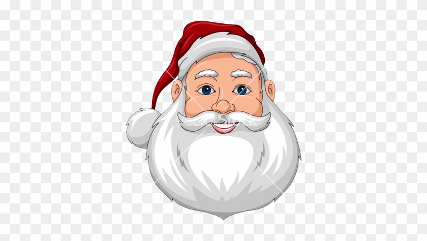 Santa Happy Face Front Vector 840x474 Santa Happy Face Front Vector