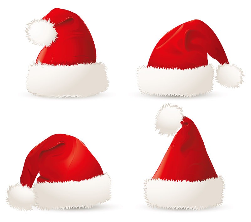 Free Red Christmas Santa Hats Free Vector Graphics All Free 801x706 Free Red Christmas Santa Hats Free Vector Graphics All Free