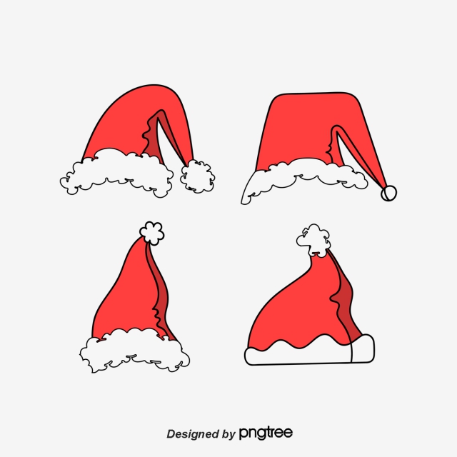 640x640 Santa Hat, Red Hat, Christmas Hats, Vector Png And Vector For Free