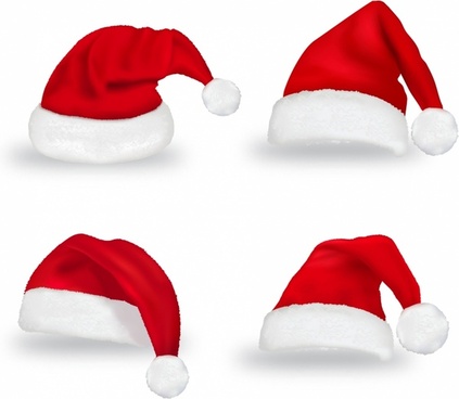 Vector Christmas Hat Free Vector Download 423x368 Vector Christmas Hat Free Vector Download