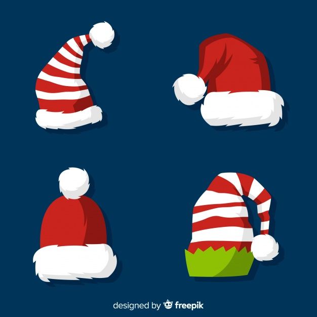 626x626 Santa's Hats Collection Free Vector Tattoos Vector Free, Hat