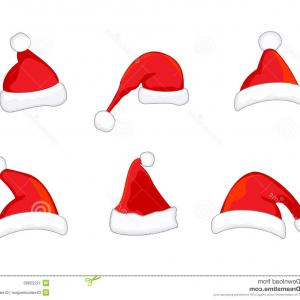 300x300 Santa Christmas Hat Vector Illustration Red Createmepink