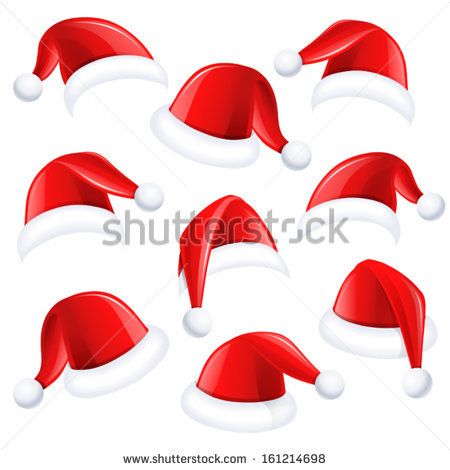 450x470 Christmas Hats Vector Free Vector In Encapsulated Postscript