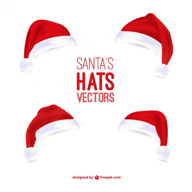 Santa Claus Hats Illustrations Vector Free Download 626x626 Santa Claus Hats Illustrations Vector Free Download