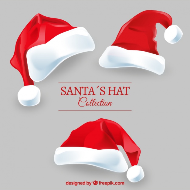 Santa Claus Hats Pack Vector Free Download 626x626 Santa Claus Hats Pack Vector Free Download