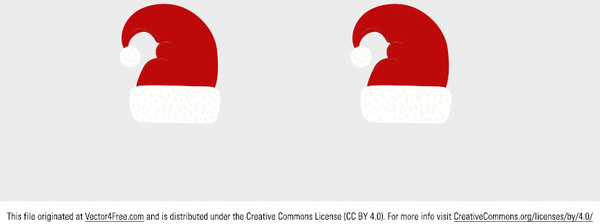 Santa Hat Vector Free Vector In Adobe Illustrator 600x224 Santa Hat Vector Free Vector In Adobe Illustrator