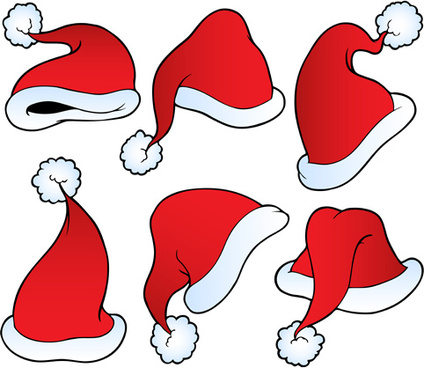 Vector Christmas Hat Free Vector Download 424x368 Vector Christmas Hat Free Vector Download