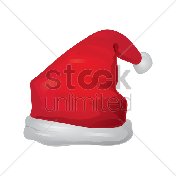 Santa Hat Vector Image 600x600 Santa Hat Vector Image