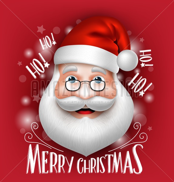 Santa Claus Head Vector Greeting Merry Christmas 574x600 Santa Claus Head Vector Greeting Merry Christmas