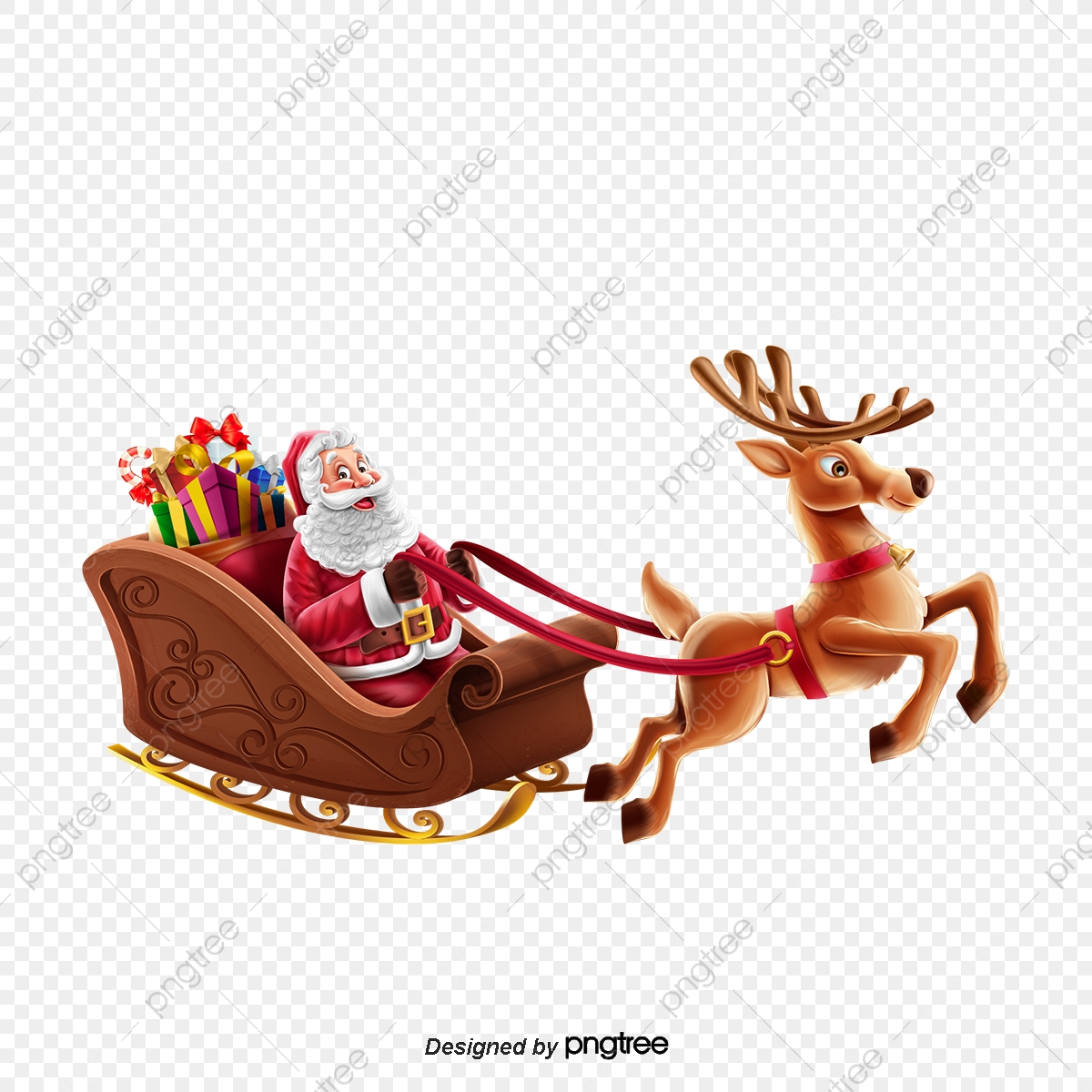 1200x1200 Christmas Reindeer And Santa Claus, Santa Claus, Christmas