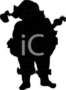 220x300 Huge Collection Of 'santa Silhouette Clipart' Download More Than