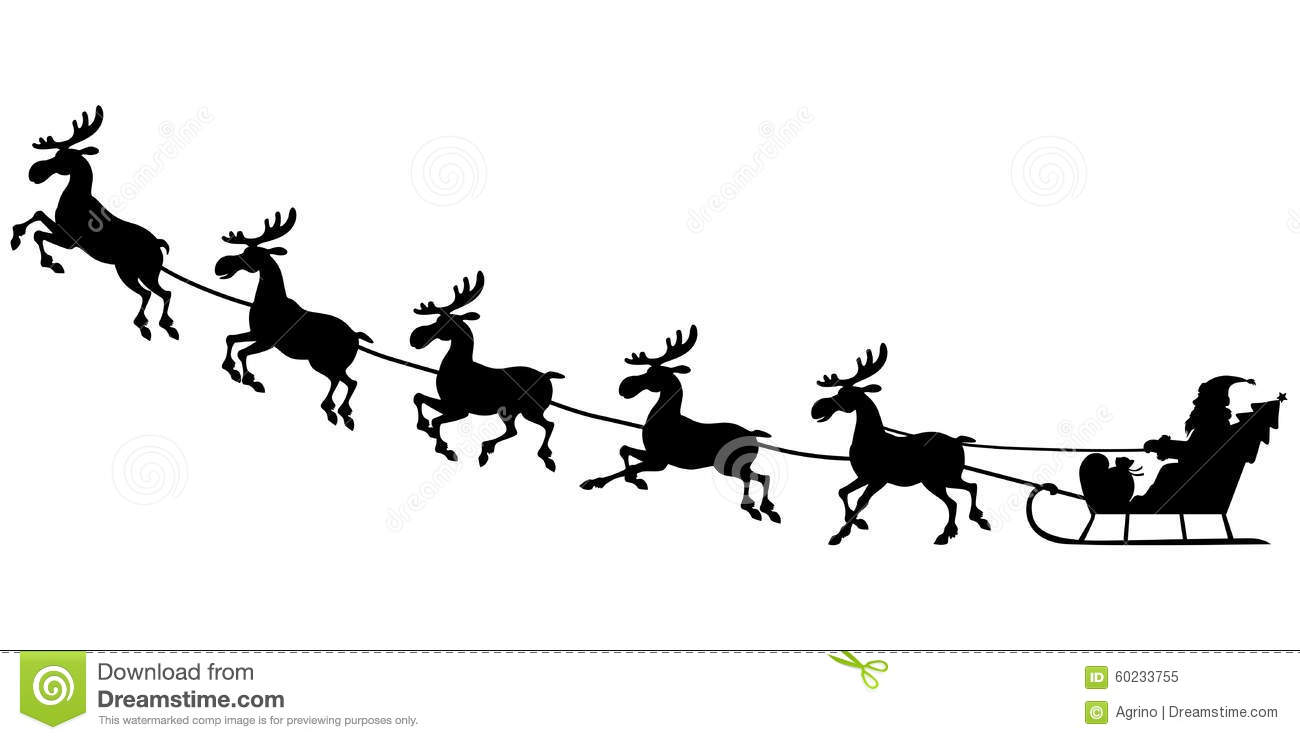 1300x740 Huge Collection Of 'santa Silhouette Free' Download More Than