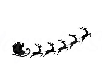 340x270 Santa Silhouette Etsy