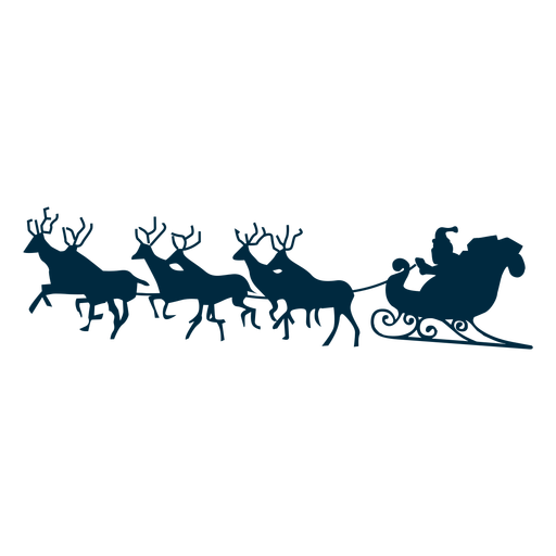 Download Santa Silhouette Vector at Vectorified.com | Collection of ...