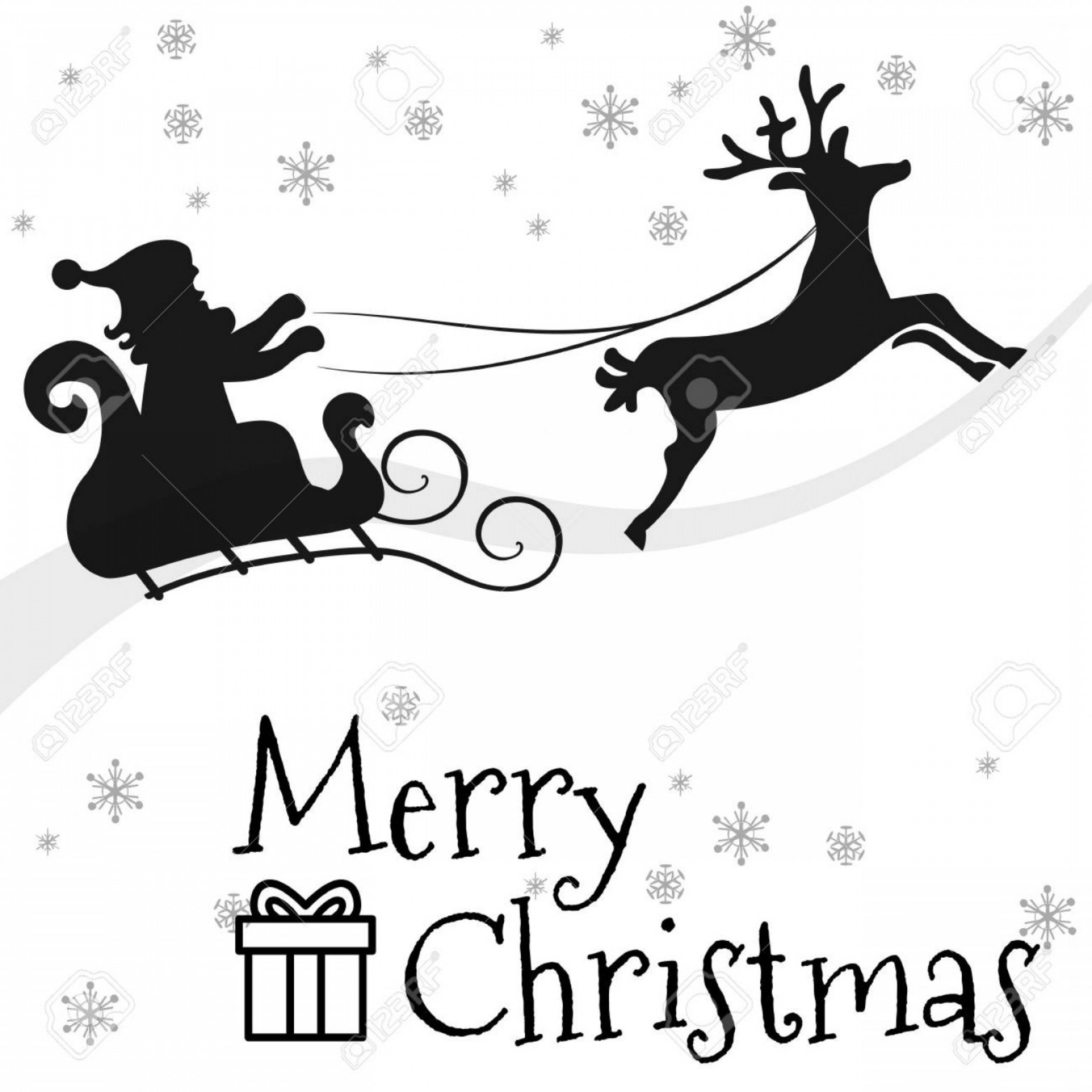 Santa Sleigh Silhouette Vector Clip Art Hoodamathrun 1872x1872 Santa Sleigh Silhouette Vector Clip Art Hoodamathrun