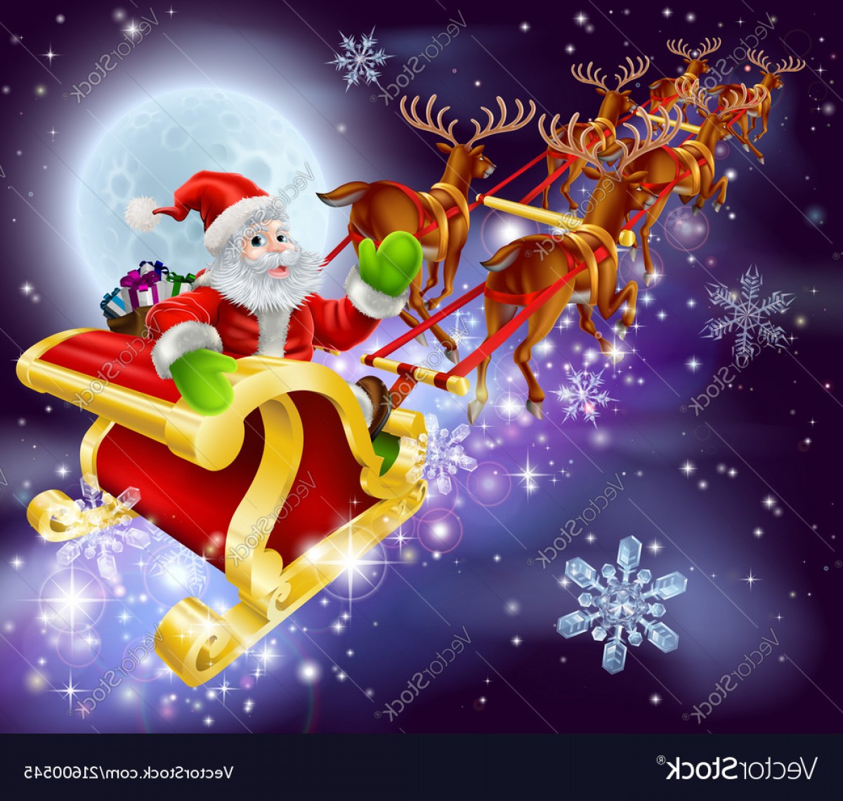 Christmas Santa Flying In His Sled Or Sleigh Vector Studiogrfx 1200x1140 Christmas Santa Flying In His Sled Or Sleigh Vector Studiogrfx