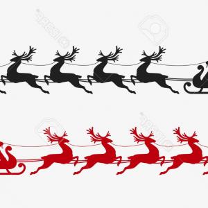 300x300 Santa Claus In A Sleigh Vector Catchsplace