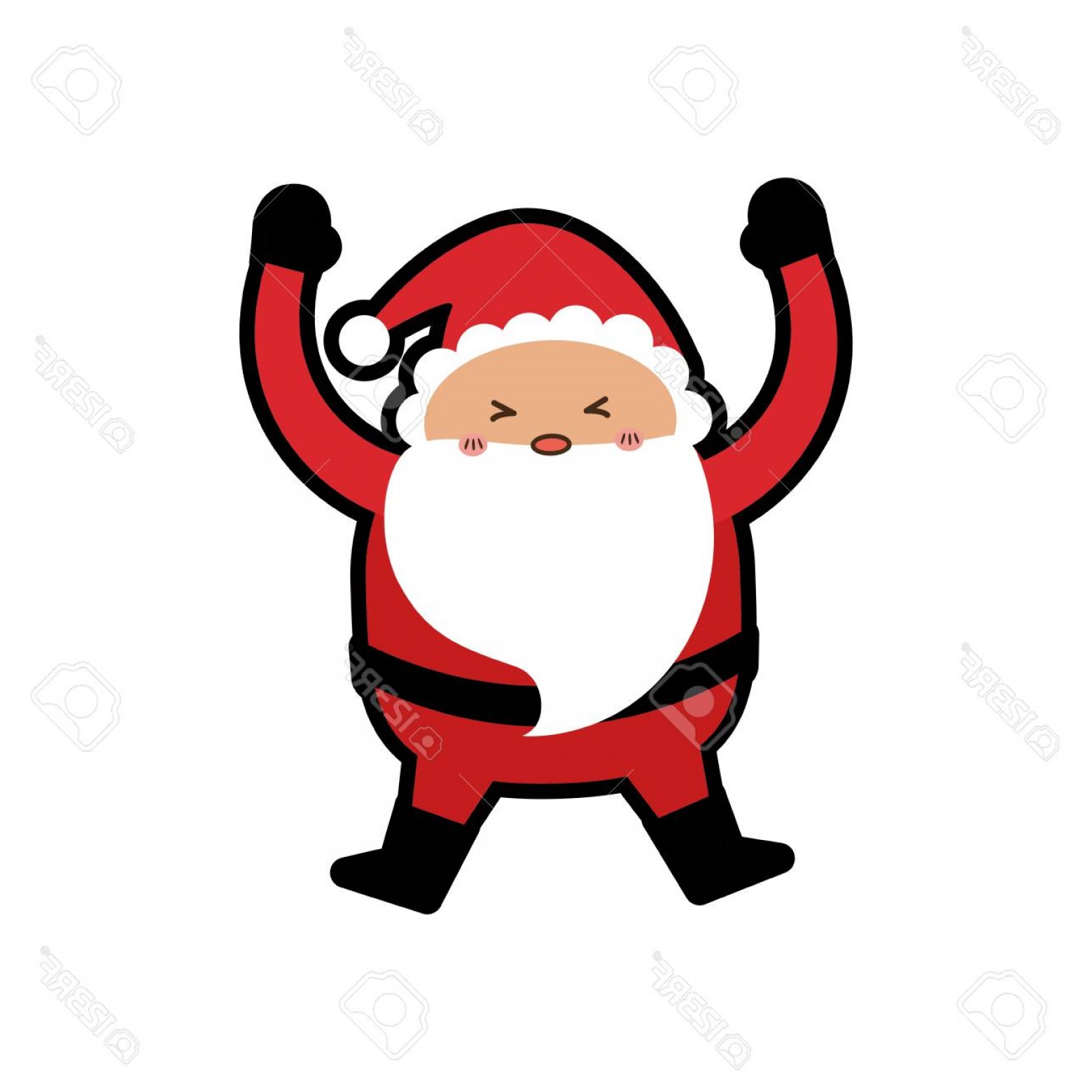 1560x1560 Photosanta Merry Christmas Cartoon Icon Isolated And Flat