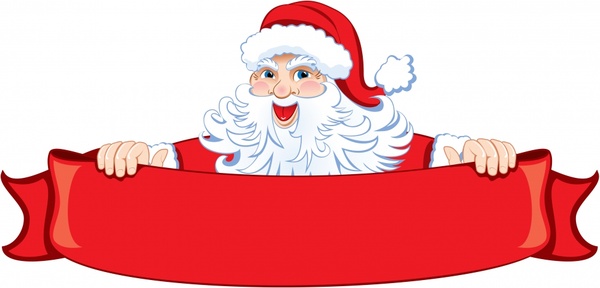 600x288 Christmas Santa Claus Vector Free Vector In Adobe Illustrator