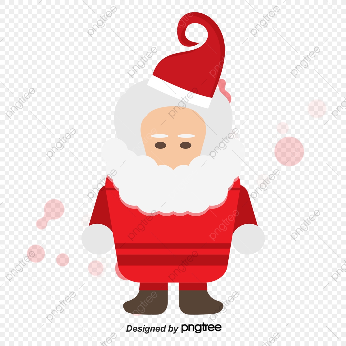 1200x1200 Vector Cute Cartoon Santa Claus, Cartoon Vector, Santa Vector