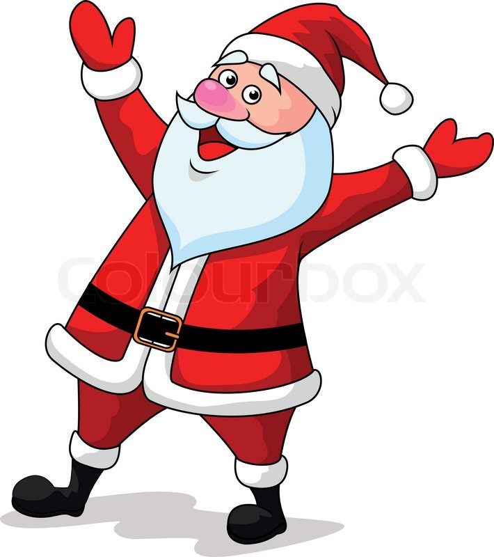 710x800 Vector Illustration Of Santa Clause Stock Vector Colourbox