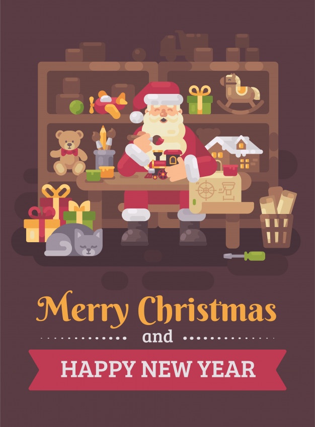626x850 Santa Workshop Vectors, Photos And Free Download