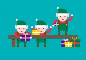 285x200 Santas Workshop Free Vector Graphic Art Free Download