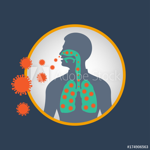 500x500 Sars Logo Vector Icon Design Illustration