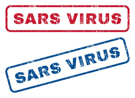 450x329 Sars Virus Text Rubber Seal Stamp Watermarks Vector Style Is Blue