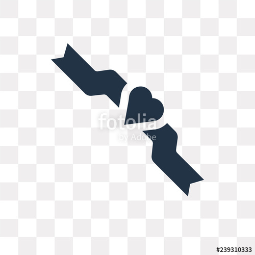 500x500 Sash Vector Icon Isolated On Transparent Background, Sash