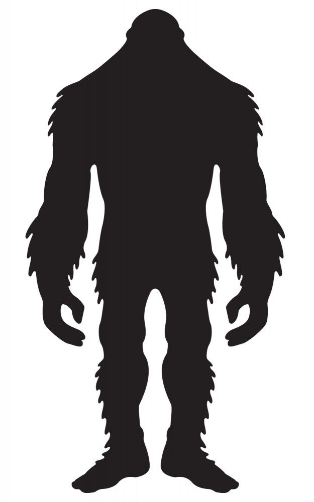 Sasquatch Silhouette Vector at Collection of