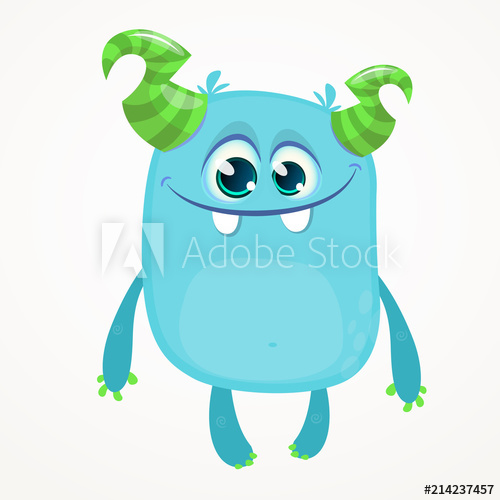 500x500 Cartoon Yeti Monsters Vector Illustration Of Bigfoot Sasquatch