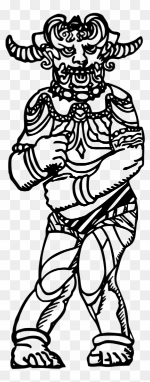 300x763 Satan Vector Drawing