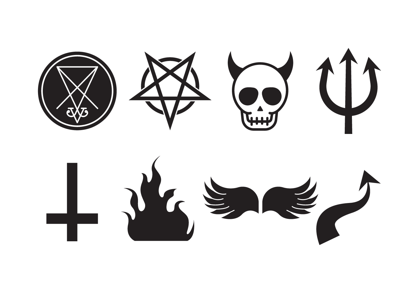 1400x980 Free Lucifer And Devil Vector Icon