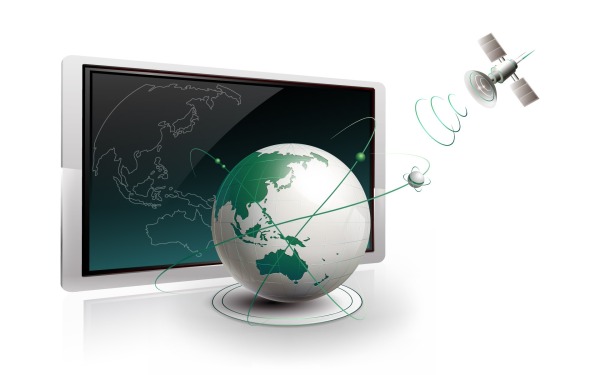 600x375 Vector Earth Planet And Satelite Widescreen Wallpaper Wide