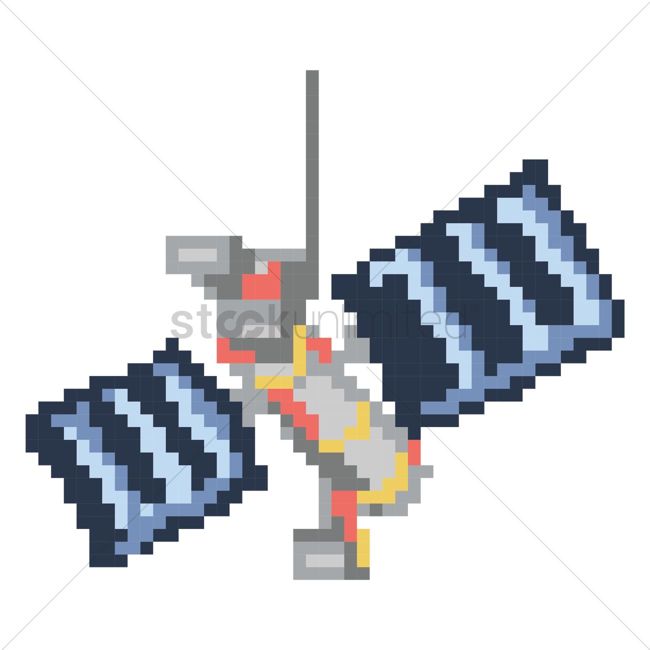 1300x1300 Satelite Vector Image