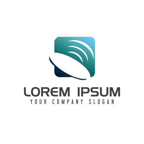 490x490 Telecommunication Logo Satelite Logo Design Concept Template