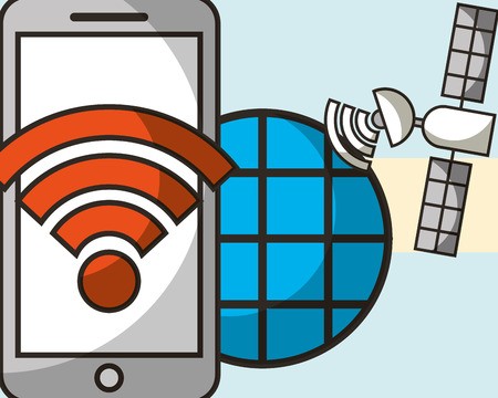 450x360 Autonomous Car Smartphone Signal Screen Solar Panel Satelite