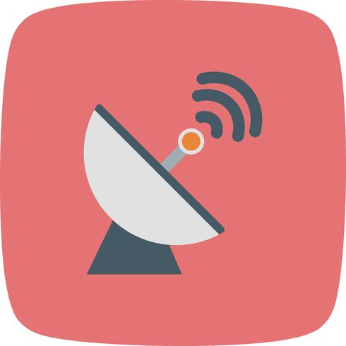 490x490 Satellite Dish Vector Icon