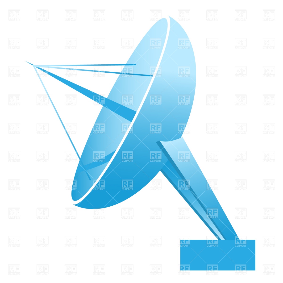 1200x1200 Satellite Dish Vector Image Of Technology Prague