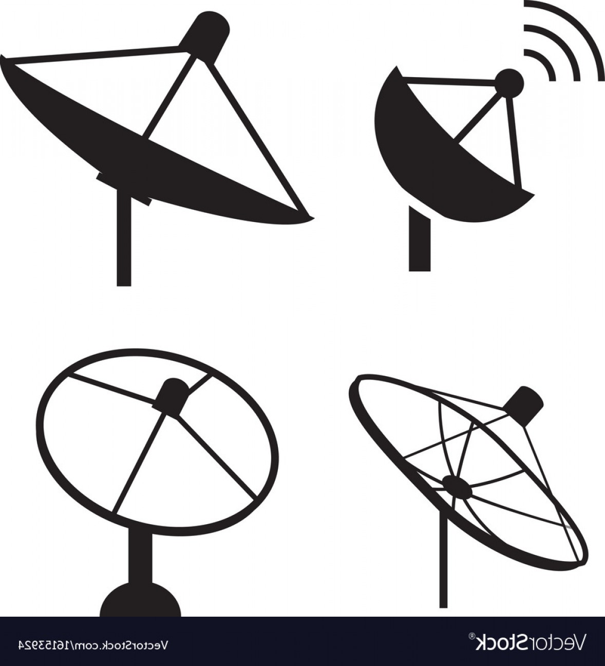 1178x1296 Satellite Dish Vector Silhouette Geekchicpro