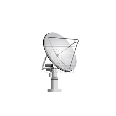 400x400 Satellite Dish Vector Image Of Technology Prague