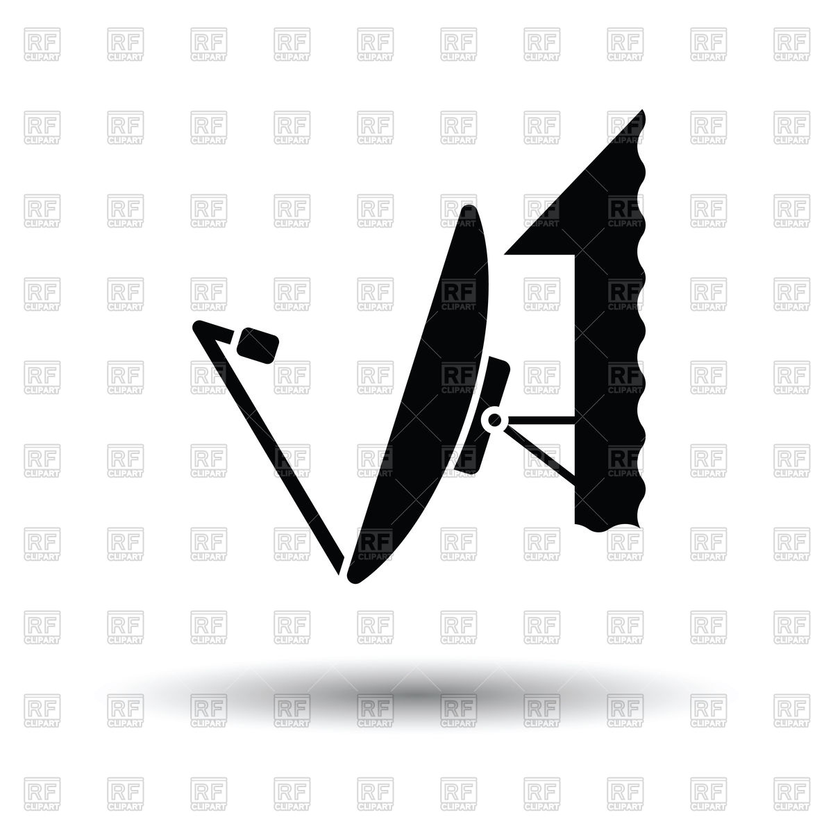 1200x1200 Satellite Antenna Icon Vector Image Of Signs, Symbols, Maps
